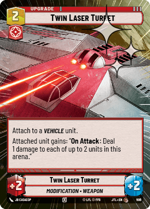 Twin Laser Turret - HYPERSPACE FOIL — image 1