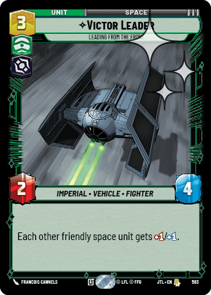 Victor Leader, Leading from the Front - FOIL — image 1