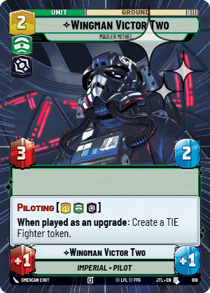 Wingman Victor Two, Mauler Mithel - HYPERSPACE FOIL — image 1