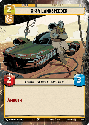 X-34 Landspeeder - HYPERSPACE — image 1