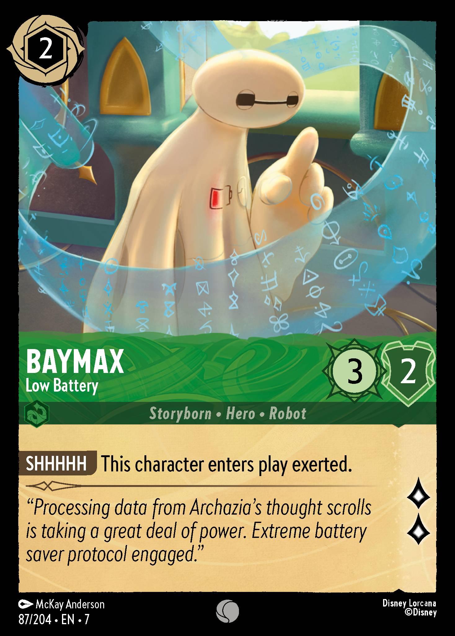 Baymax, Low Battery — image 1