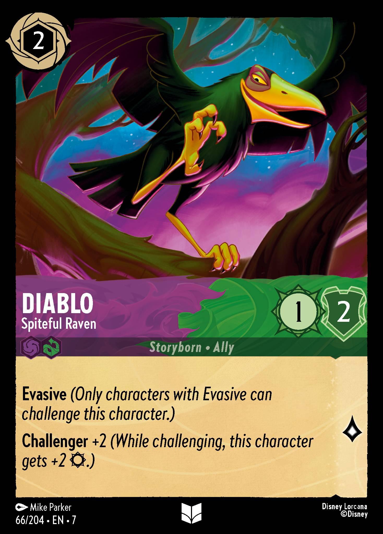 Diablo, Spiteful Raven - FOIL — image 1