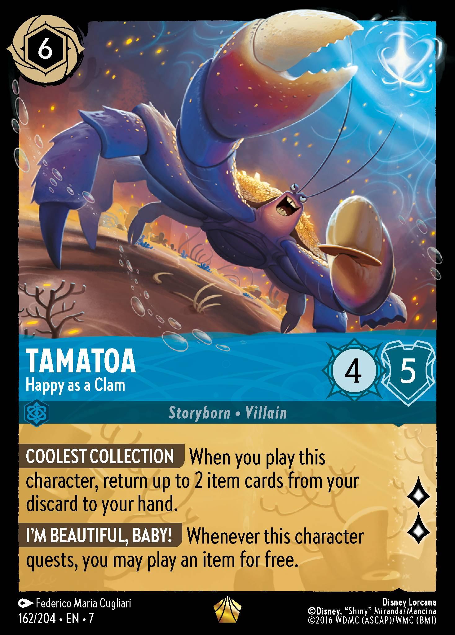 Tamatoa, Happy as a Clam — image 1