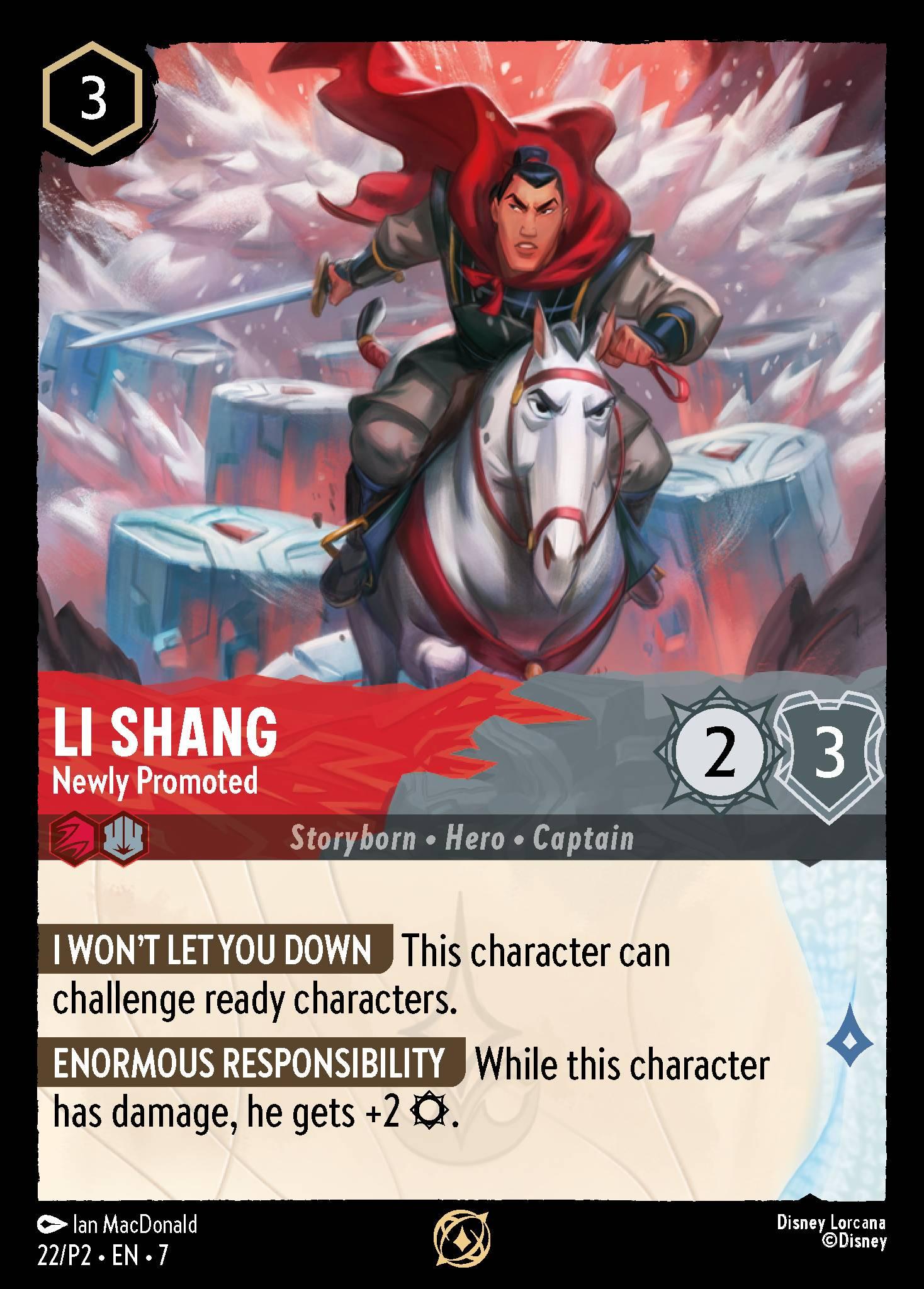 Li Shang, Newly Promoted — image 1