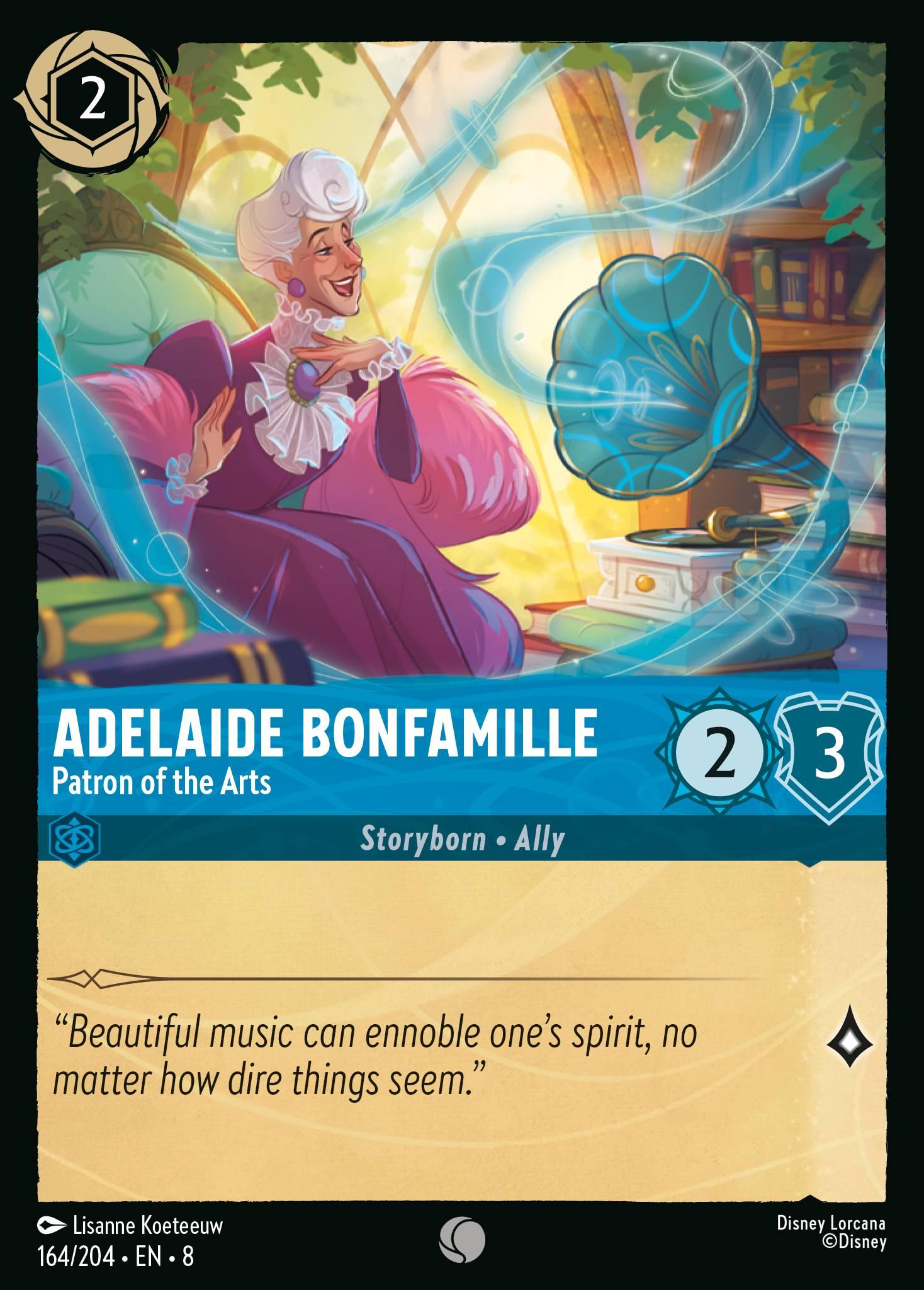 Adelaide Bonfamille, Patron of the Arts - FOIL — image 1