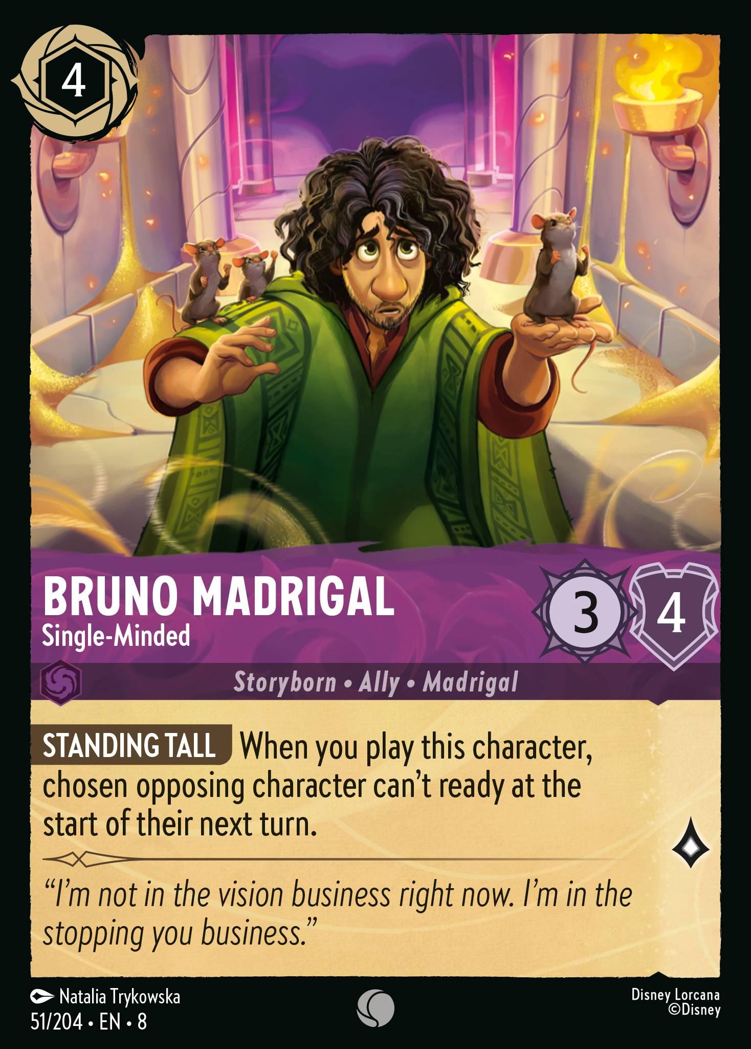 Bruno Madrigal, Single-Minded — image 1