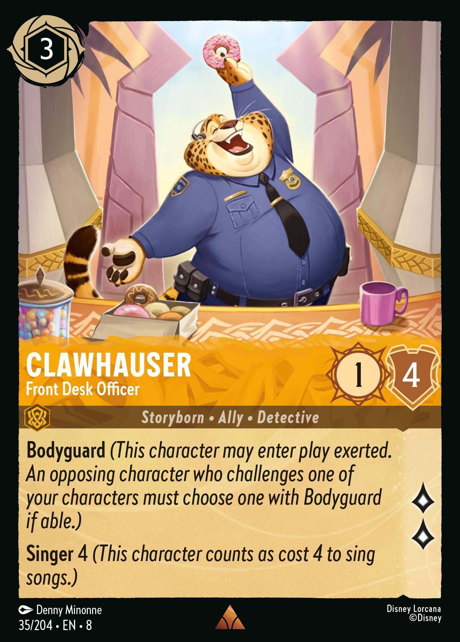 Clawhauser, Front Desk Officer — image 1