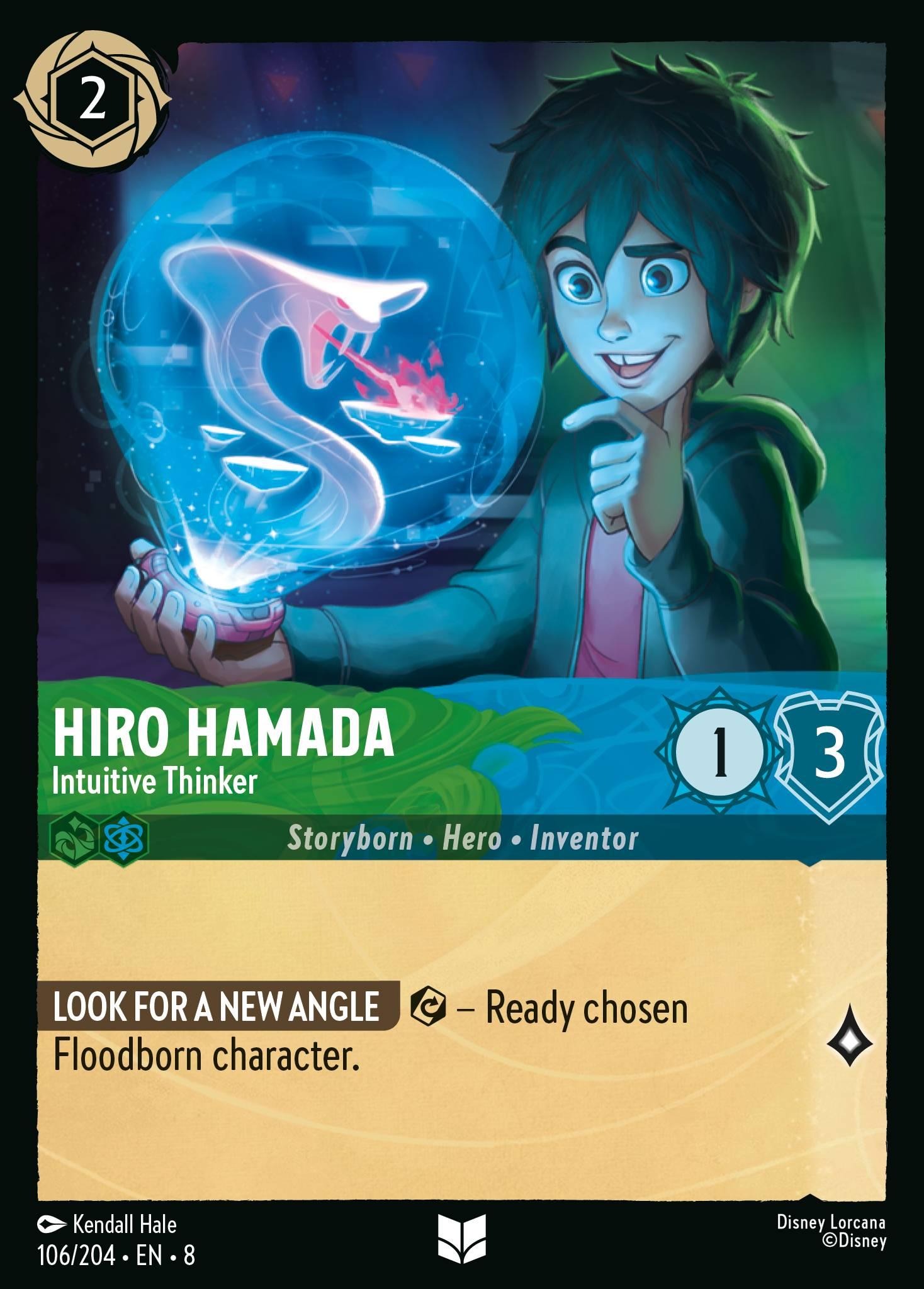 Hiro Hamada, Intuitive Thinker — image 1