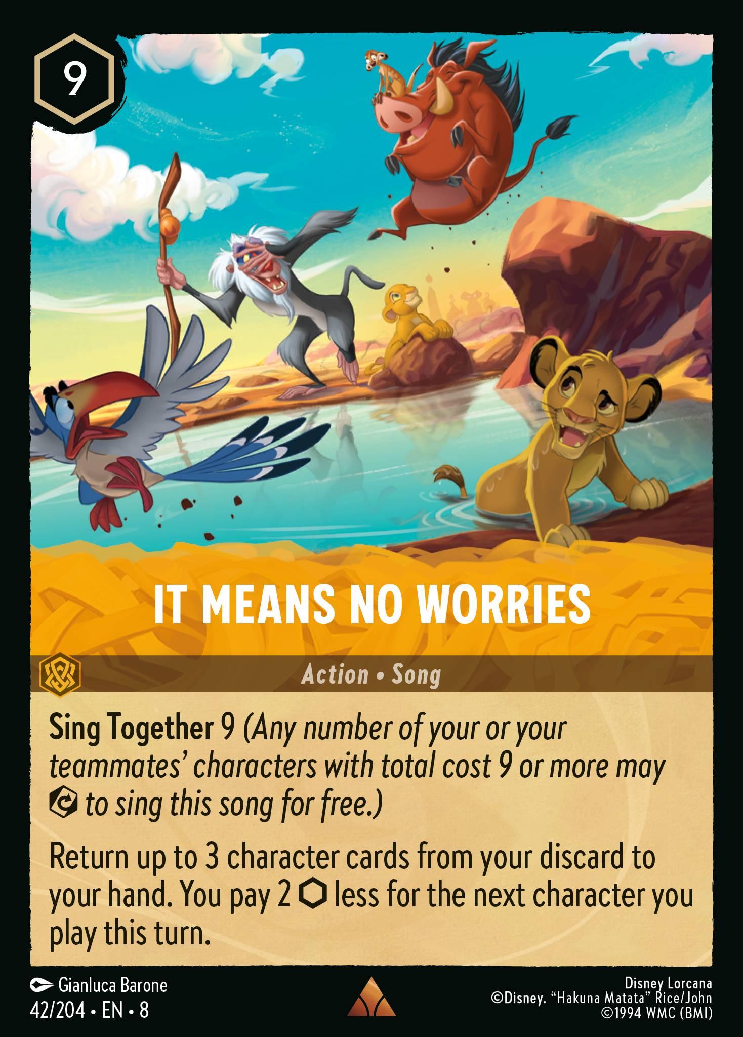 It Means No Worries - FOIL — image 1