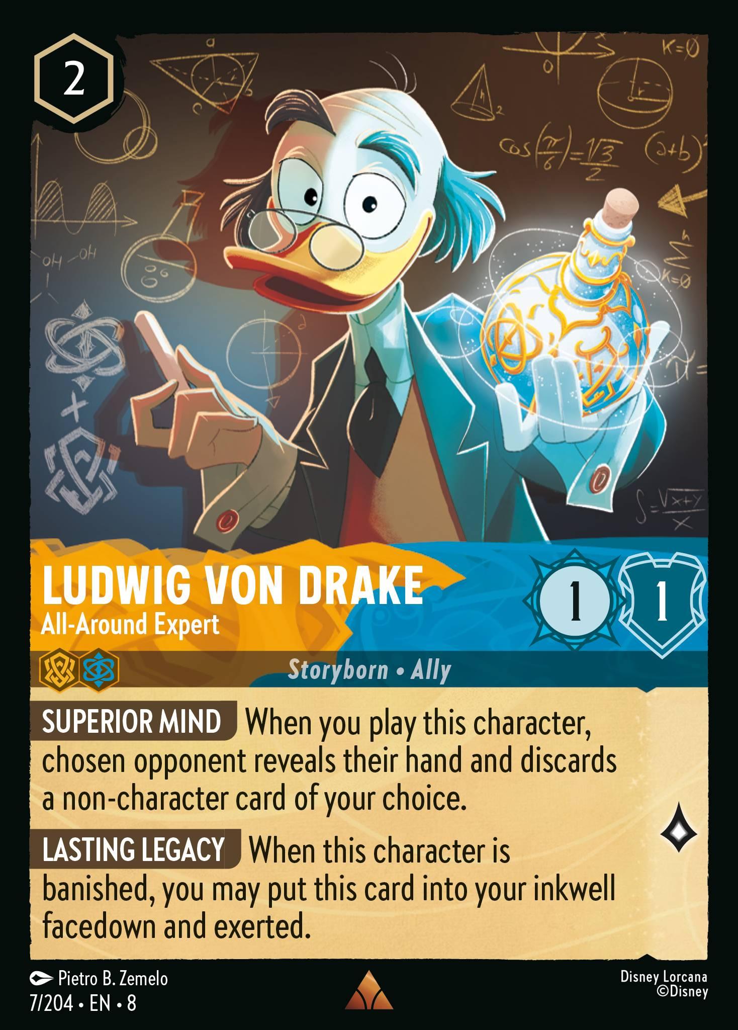 Ludwig Von Drake, All-Around Expert - FOIL — image 1
