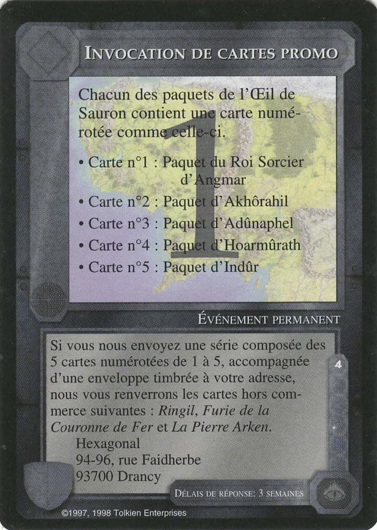 Invocation de Cartes Promo 1 - FRENCH — image 1