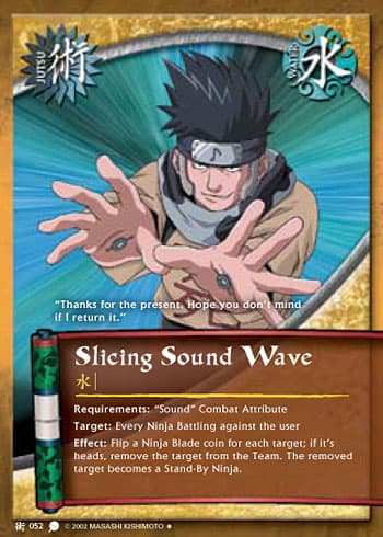 Slicing Sound Wave (J-052) - FOIL — image 1