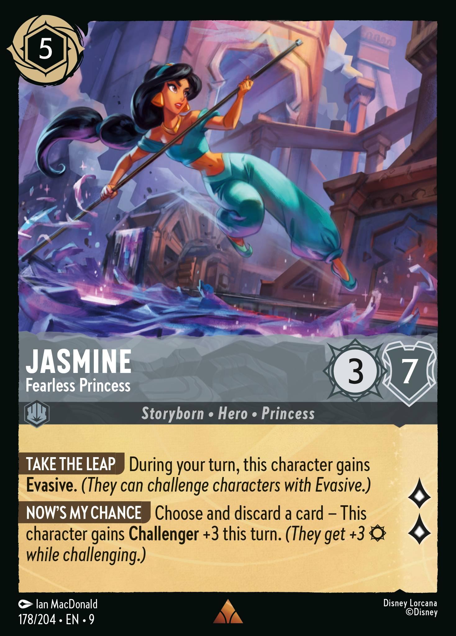 Jasmine, Fearless Princess - FOIL — image 1