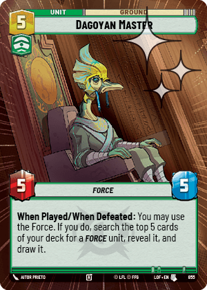 Dagoyan Master - HYPERSPACE FOIL — image 1