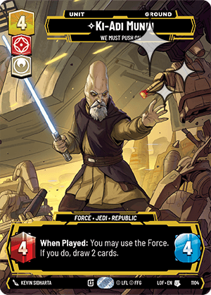 Ki-Adi-Mundi - We Must Push On - PRESTIGE FOIL — image 1