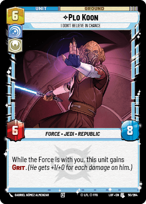 Plo Koon - I Don't Believe in Chance — image 1