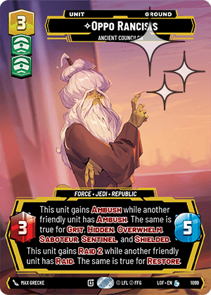 Oppo Rancisis - Ancient Councilor - PRESTIGE FOIL — image 1