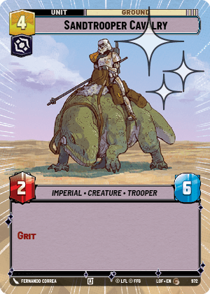 Sandtrooper Cavalry - HYPERSPACE FOIL — image 1