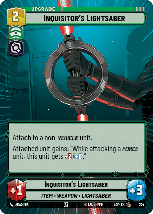 Inquisitor's Lightsaber - HYPERSPACE — image 1