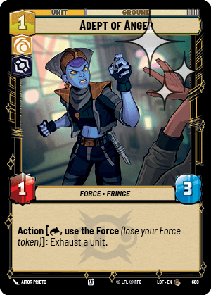 Adept of Anger - FOIL — image 1