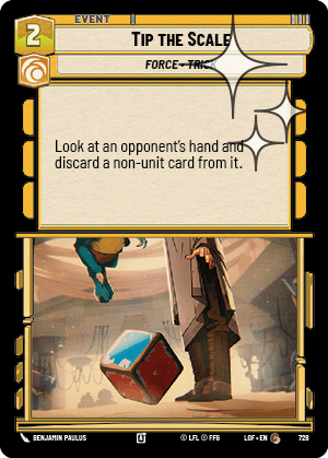 Tip the Scale - FOIL — image 1