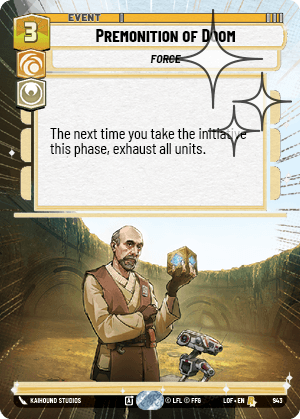 Premonition of Doom - HYPERSPACE FOIL — image 1