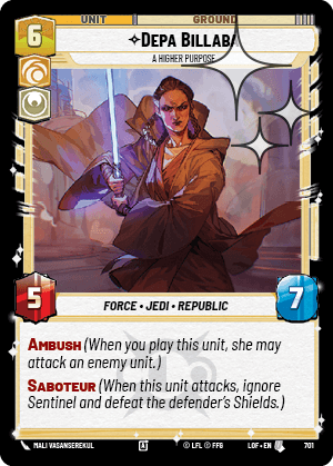 Depa Billaba - A Higher Purpose - FOIL — image 1