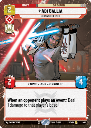 Adi Gallia - Stern and Focused - HYPERSPACE — image 1