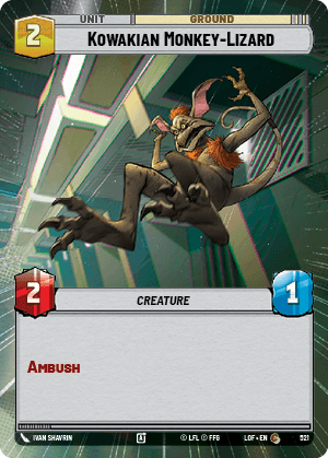 Kowakian Monkey-Lizard - HYPERSPACE — image 1