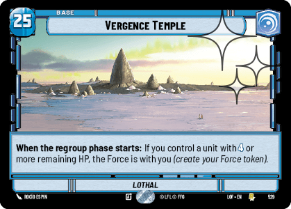 Vergence Temple - FOIL — image 1