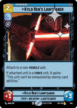 Kylo Ren's Lightsaber - FOIL — image 1