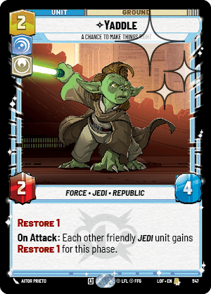 Yaddle - A Chance To Make Things Right - FOIL — image 1