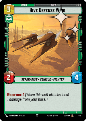 Hive Defense Wing - FOIL — image 1