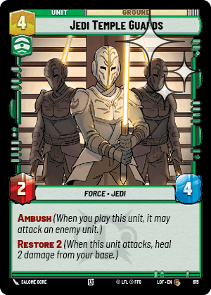 Jedi Temple Guards - FOIL — image 1