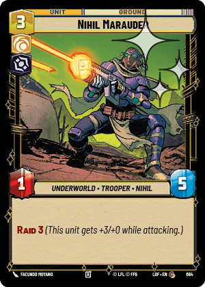 Nihil Marauder - FOIL — image 1