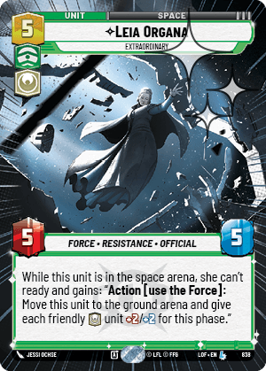 Leia Organa - Extraordinary - HYPERSPACE FOIL — image 1