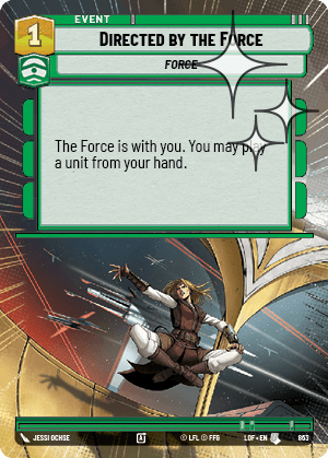 Directed by the Force - HYPERSPACE FOIL — image 1