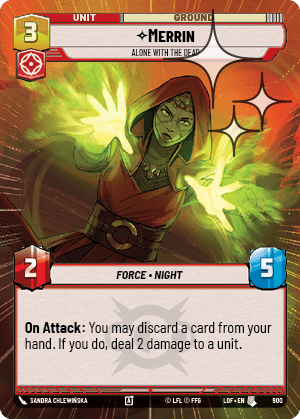 Merrin - Alone with the Dead - HYPERSPACE FOIL — image 1