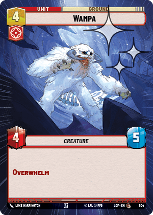 Wampa - HYPERSPACE FOIL — image 1
