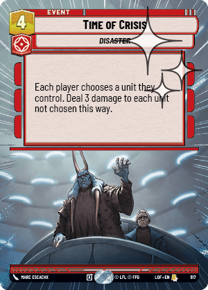 Time of Crisis - HYPERSPACE FOIL — image 1