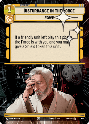 Disturbance in the Force - HYPERSPACE FOIL — image 1