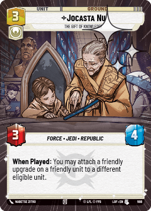 Jocasta Nu - The Gift of Knowledge - HYPERSPACE FOIL — image 1