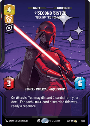 Second Sister - Seeking the Holocron - PRESTIGE FOIL — image 1