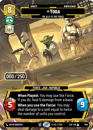 Yoda - My Ally is the Force - PRESTIGE SERIALIZED — image 1