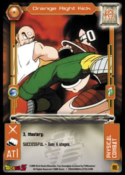 Orange Right Kick - Foil — image 1