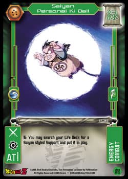 Saiyan Personal Ki Ball - Foil — image 1
