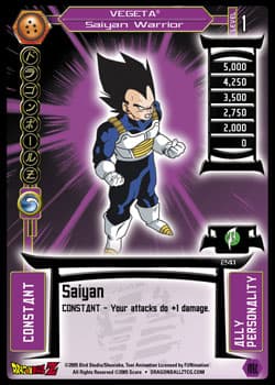 Vegeta - Saiyan Warrior - Foil — image 1