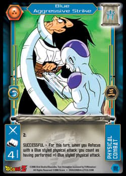 Blue Aggressive Strike - Foil — image 1