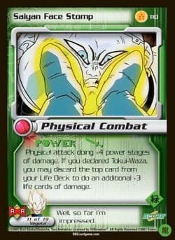 Saiyan Face Stomp - Foil — image 1