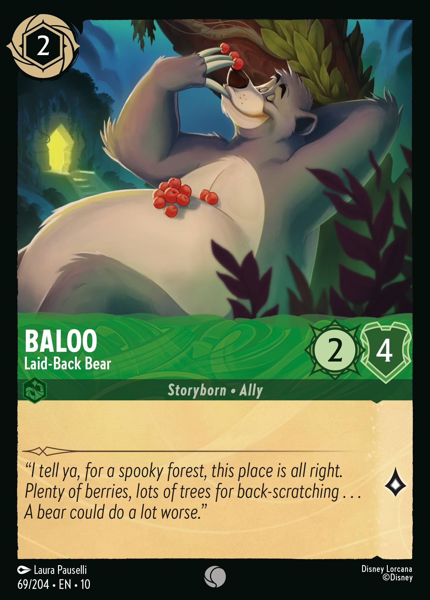 Baloo, Laid-Back Bear - FOIL — image 1